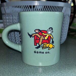 Life is Good Jake Armchair Quarterback “Game On” Mug